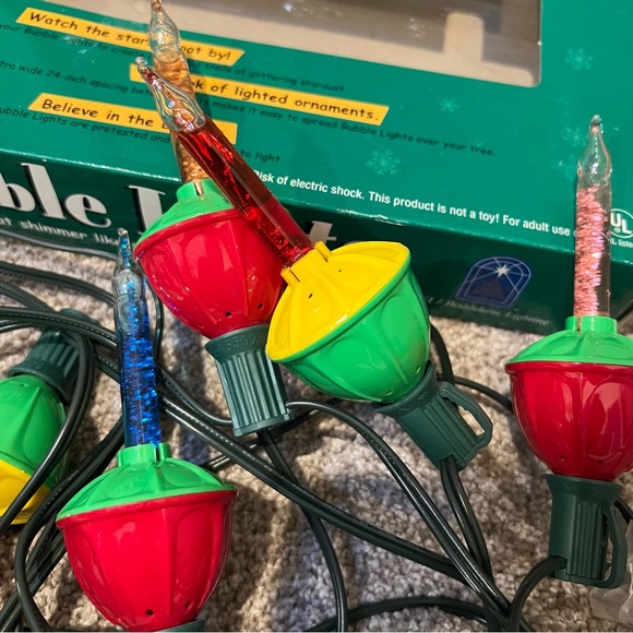 Vintage Glitter Bubble Lights - Picture 3 of 6